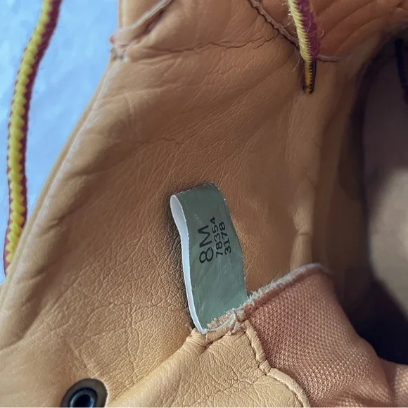 Timberland Tan Lace Up Boots with Rugged Design - Picture 4 of 8